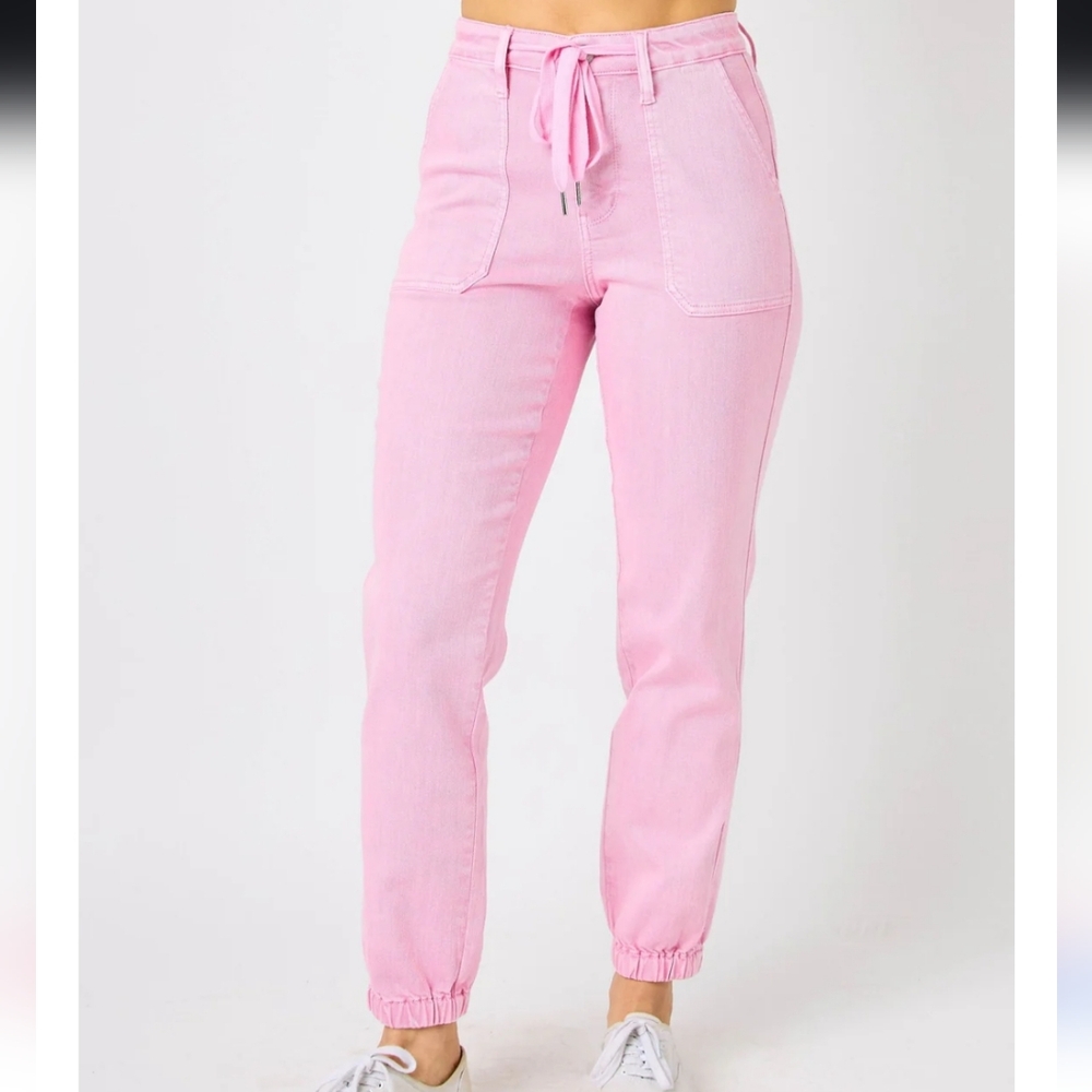 Judy Blue Pink Jogger Pants